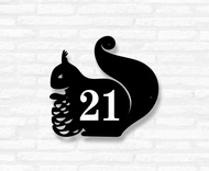 Табличка на дом «Белка» (металл, модель №87) Табличка на дом «Белка» (металл, модель №87)