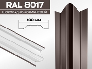 Штакетник ЛОТОС 8017 коричневый 0,45мм Штакетник ЛОТОС 8017 коричневый 0,45мм