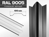 Штакетник ЛОТОС 9005 черный 0,45мм Штакетник ЛОТОС 9005 черный 0,45мм